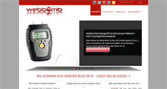 Desktop Screenshot of blog.webbomb.de
