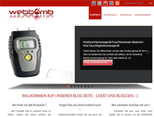 Tablet Screenshot of blog.webbomb.de